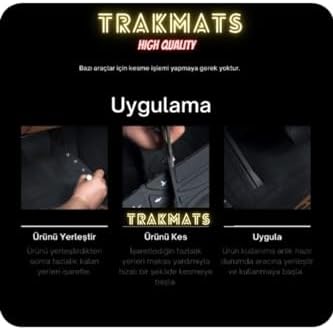 (kyb1040) 2007 4D UNİVERSAL PREMİUM YUMUŞAK OTO PASPAS GRİ AUDİ A6 C6 SEDAN ile uyumlu