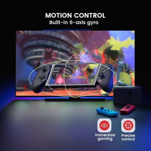 Alternative view of G8 Plus Bluetooth Mobile Game Controller for Switch & iOS & & Tablets, Gamepad with Hall Effect Joysticks/Hall Trigger, Play Minecraft, Genshin, Call of Duty Mobile