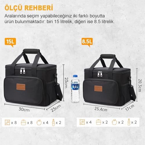 Alternative view of Termal Çanta, Soğuk Tutucu Yalıtımlı Beslenme Çantası, Soğutucu Buzluk Yemek Çantası