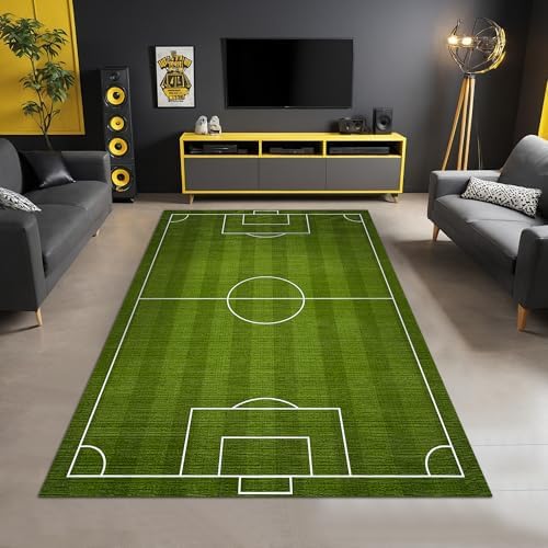 Şönil Oyuncu Odası Halısı Kaymaz Pamuk Tabanlı Yıkanabilir Antibakteriyel Gamer, Gaming Halısı 140x200