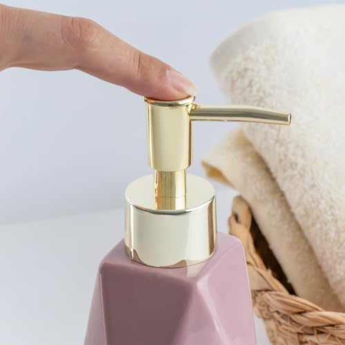 Alternative view of 3203 Seramik Sıvı Sabunluk - Tezgah Üstü Banyo Mutfak Lavabo Sabunluğu - 250 cc Pudra