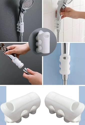 Silikon Vantuzlu Duş Başlığı Tutacağı, Vakumlu Kanca ile Banyo Başlığı Askı Aparatı