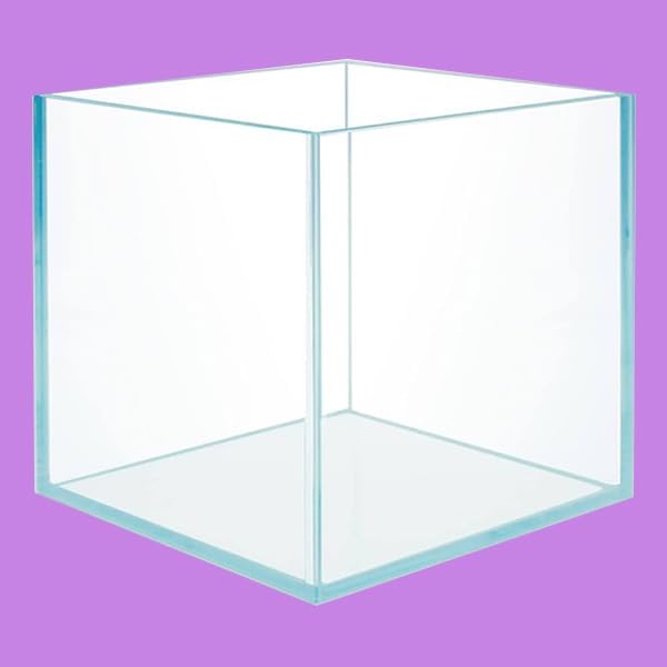 15x15x15 Cm Full Ultra Clear Rodajlı Cam Akvaryum 6mm