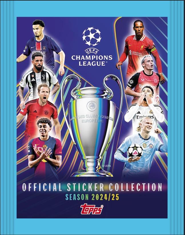 Topps - 2025 UEFA Şampiyonlar Ligi - Paket (6 İçerir)