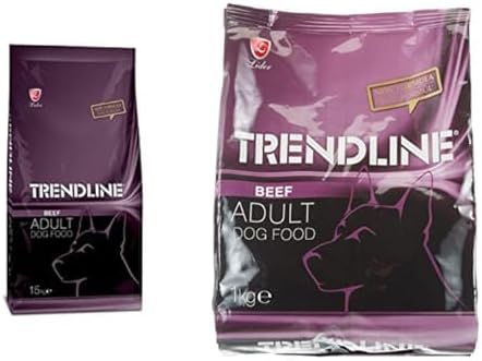 Trendline Biftekli Yetişkin Köpek Maması 15 kg+Trendline Biftekli Yetişkin Köpek Maması 1 kg