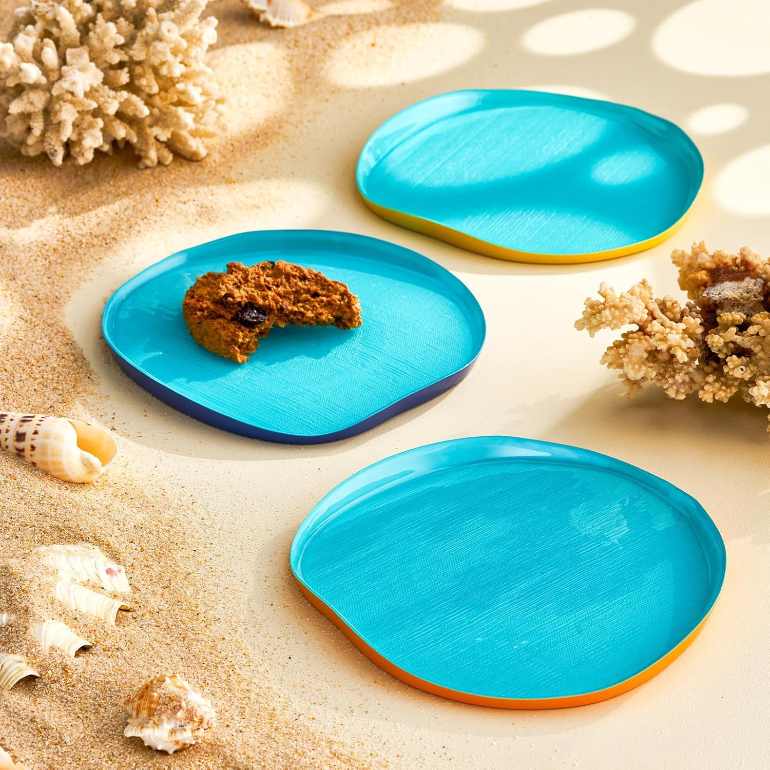 Alternative view of Voyage Cam 6'lı Pasta Tabağı 21 Cm