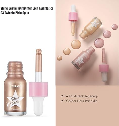 Alternative view of Callista Bestie Highlighter Likit Aydınlatıcı 03 Twinkle Pixie