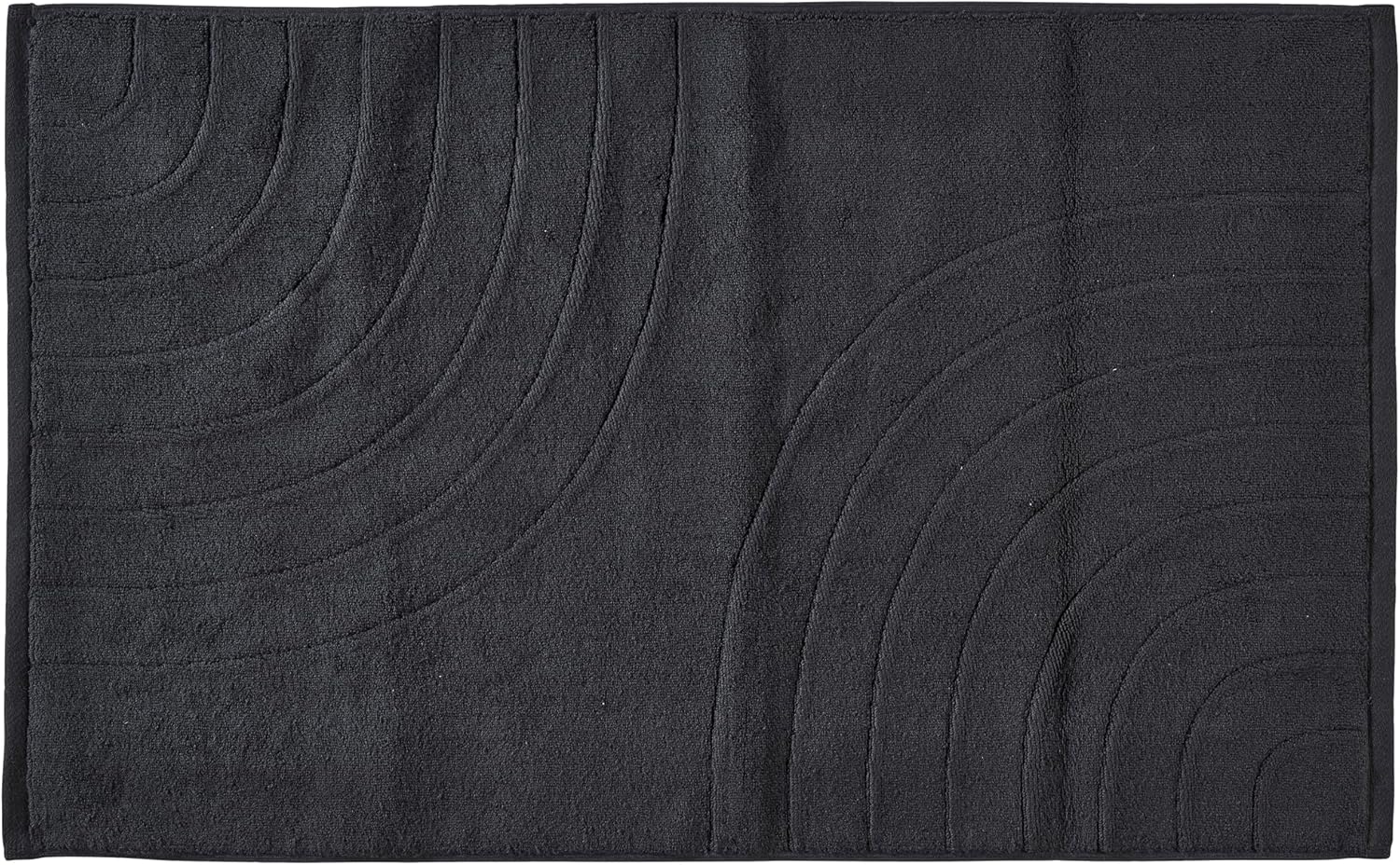 Time Banyo Paspası Siyah%100 Pamuk 50X80 Cm