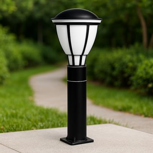 Zita Kupa 50 cm Set Üstü Bahçe Lambası – E27 Duylu, Değiştirilebilir Ampul, IP54, UV Dayanıklı, Kırılmaz ABS Gövde, 220V, Yerli Üretim Bahçe Aydınlatma Armatürü (Ampulsüz)
