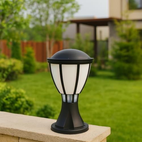 Alternative view of Zita Kupa Bahçe Aydınlatma Armatürü 37 cm | E27 Duylu | IP54 Dış Mekan Set Üstü Lamba | Siyah Kasa | Ampul Hariç | Yerli Üretim