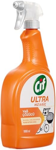 Alternative view of Cif Ultra Hız Güç Yağ Çözücü Sprey Leke ve Kir Çıkarıcı 1000 ml + Cif Kireç Sökücü Sprey 1000 ml