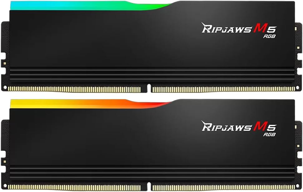 Alternative view of G.Skill D532GB 6400-36 Ripjaws M5 K2 bk GSK (F5-6400J3648F16GX2-RM5RK)