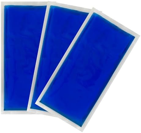 Flexy Medical ve Soğuk 3 Adet Kompres Termojel Buz Paketi, 13x26cm, Migren, İncinme, Burkulma, Kas Ağrısı, Baş Ağrısı, Göz Altı Morluğu, Tendon İltihabı, Termofor, Kompres Jel, Eklem Ağrısı