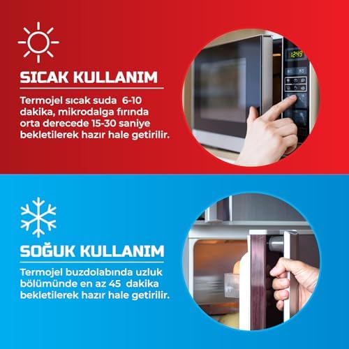 Alternative view of Flexy Medical ve Soğuk 3 Adet Kompres Termojel Buz Paketi, 13x26cm, Migren, İncinme, Burkulma, Kas Ağrısı, Baş Ağrısı, Göz Altı Morluğu, Tendon İltihabı, Termofor, Kompres Jel, Eklem Ağrısı