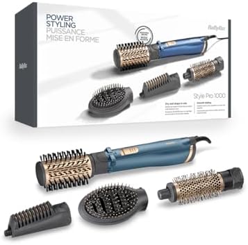 Alternative view of BaByliss Hava Üflemeli Döner Başlıklı Saç Şekillendirici Set StylePro, 1000W, 4 Başlık, İyon Teknolojisi, AS965E