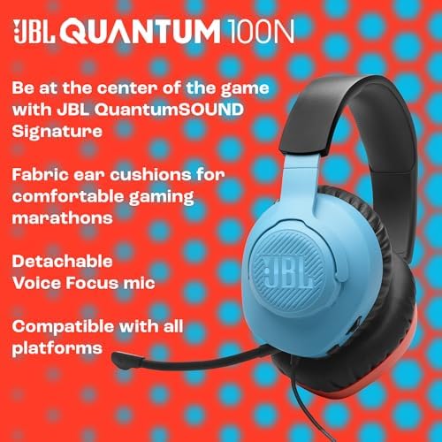 Alternative view of Quantum 100N, Gaming Kulaklık,Kablolu