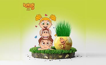 Alternative view of Kukuli Temalı Çim Adam 6'lı Set – Çocuklar İçin Eğitici ve Eğlenceli Bitki Yetiştirme Kiti