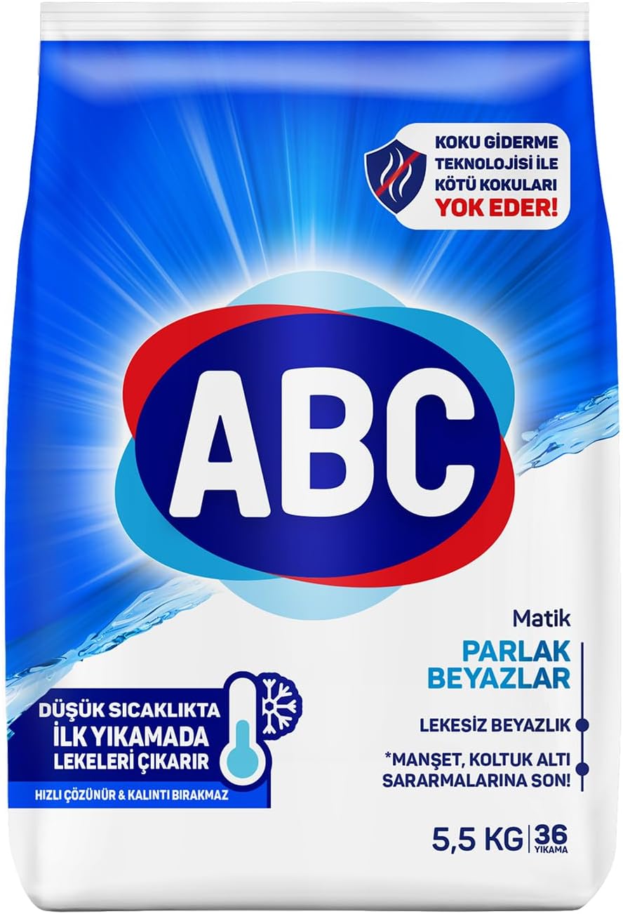 Alternative view of ABC DETERJAN Matik Parlak Beyazlar Toz Çamaşır Deterjanı 5,5 kg