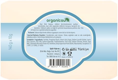 Doğal Keçi Sütü Sabunu 140 Gr Tüm Cilt Tipleri İçin Nemlendirici ve Yenileyici (3'lü)
