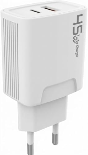 Alternative view of 45 watt USB + Type-C PD Hızlı Şarj Başlık Adaptör Turbo Qualcomm 3.0 (Yerli Üretim) (45w Çift Giriş)