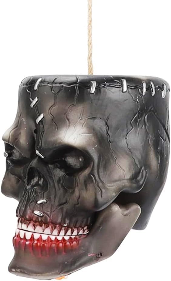 Alternative view of Halloween Kuru Kafa Hareketli Sesli Siyah