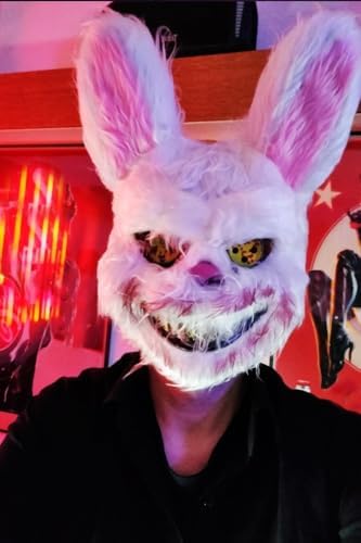 Halloween Maske Tüylü Tavşan
