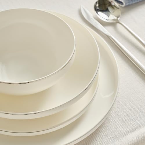 Stream Merope 53 Parça 12 Kişilik Yemek Takımı Platin