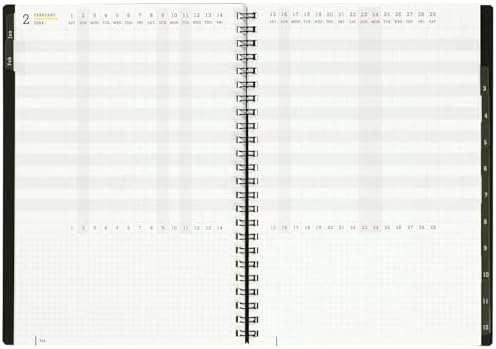 Alternative view of MNEMOSYNE Monatskalender 2025, Monatsplaner mit Registerkarten, 21,6 x 14,7 cm (A5), 1 Ea (MND283-25)