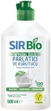 Sır Bio Bitkisel Özlü Bulaşık Makinesi Parlatıcı & Kurutucu 500 ml