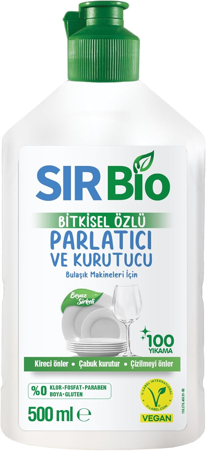 Alternative view of Sır Bio Bitkisel Özlü Bulaşık Makinesi Parlatıcı & Kurutucu 500 ml