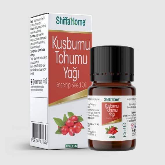 Shiffa Kuşburnu Yağı 10 Ml | Soğuk Pres,%100 Saf ve Doğal Kuşburnu Tohumu Yağı | Cilt Nemlendirme, Canlandırma ve Yumuşatma
