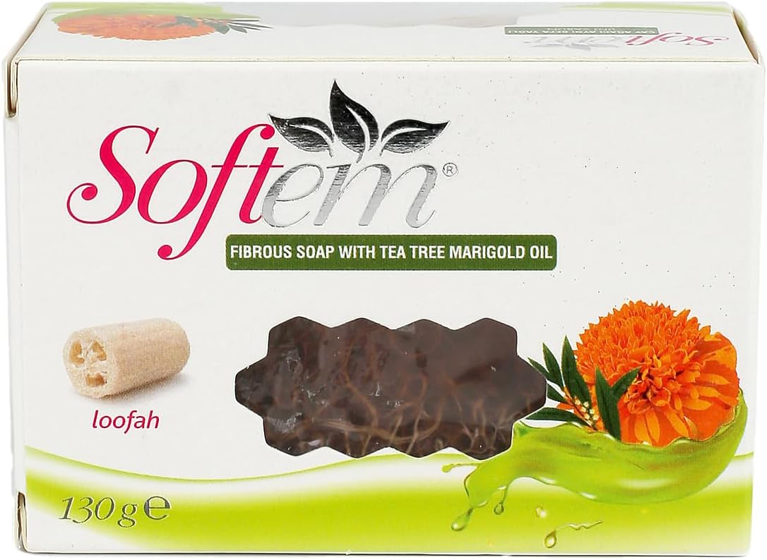 Alternative view of Softem Çay Ağacı Ve Aynısefa Yağlı Lifli Sabun 130G | Doğal Kabak Lifi İçerikli | Cilt Temizliğinde Etkili | Antibakteriyel Ve Yatıştırıcı Etki