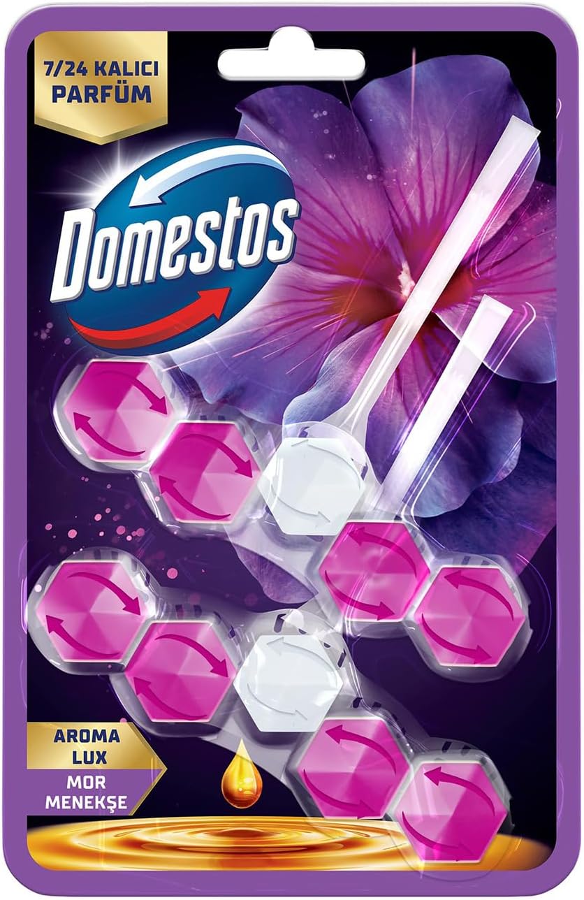 Alternative view of Domestos Wc Block Aroma Lux Mor Menekşe 2 x 50g