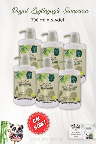 Alternative view of 6 AL 5 ÖDE Doğal Zeytinyağlı Şampuan 700 ml ve ROSIE