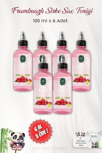 6 AL 5 ÖDE Sirke Saç Toniği Frambuazlı 100 ml ve ROSIE
