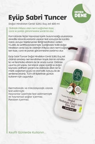 6AL 5 ÖDE Doğal Hindistan Cevizi Sütlü Duş Jeli 600 ml ve ROSIE