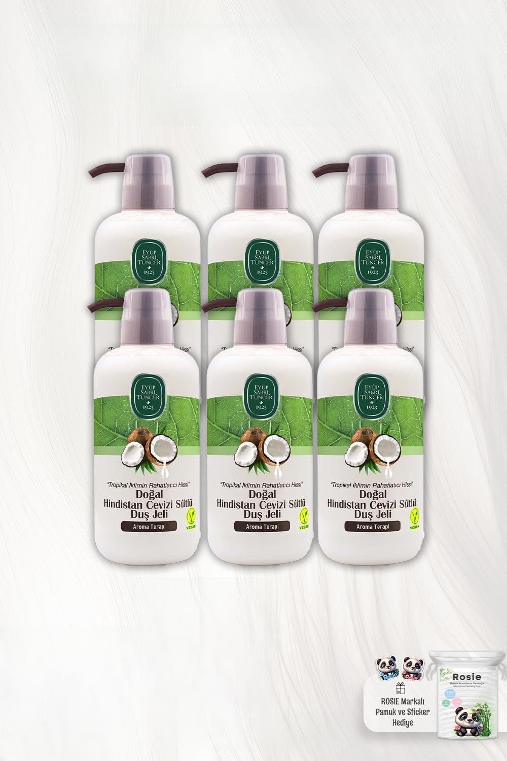 Alternative view of 6AL 5 ÖDE Doğal Hindistan Cevizi Sütlü Duş Jeli 600 ml ve ROSIE