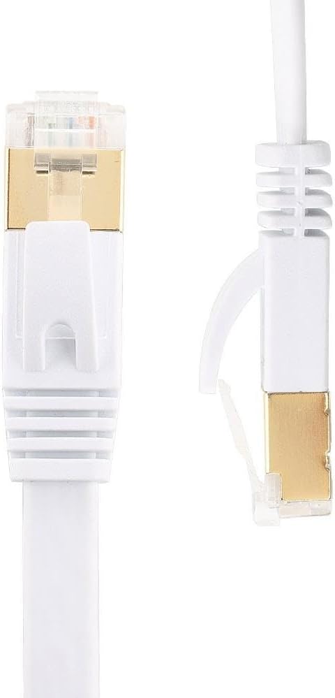 Tkz 8049 Cat7 Rj45 Modem Internet Kablosu 0,5 Metre 10gbps 600mhz UÇLARI FABRİKASYON TAKILI Bilgisayar Modem İnternet Ethernet Kablosu (0.5 Metre)