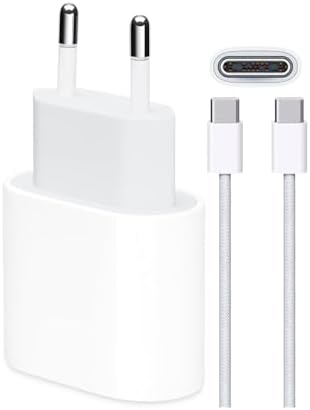 35W USB-C 17/16/15/ Pro/Max/Plus PD Güç Adaptörü ve Kablo Set GaN Tech (Şarj Isısını Azaltır) Type-C Hızlı Şarj Cihazı - Uyumlu & iPad &