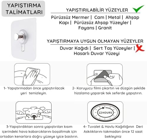 Yapışkanlı Ahşap & Deri Tuvalet Kağıtlığı | Banyo Kağıt Havluluk, Havlu Peçetelik | Wc Kağıtlık, Dolap Altı Kağıt Havlu Askısı (Kahve, 2' li Set [Kağıt Havluluk & Tuvalet Kağıtlığı])