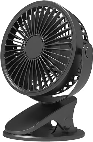 Sıkıştırmalı Şarj Edilebilir 3 Kademe Taşınabilir Kıskaçlı Mini Fan Sessiz Vantilatör Soğutma