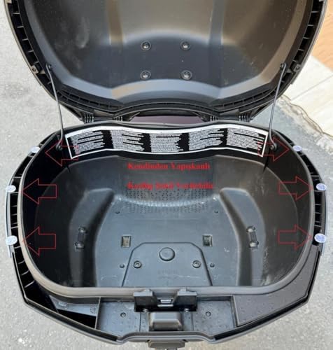 Alternative view of Motosiklet Arka Çanta Topcase Ses Kesici Lastik