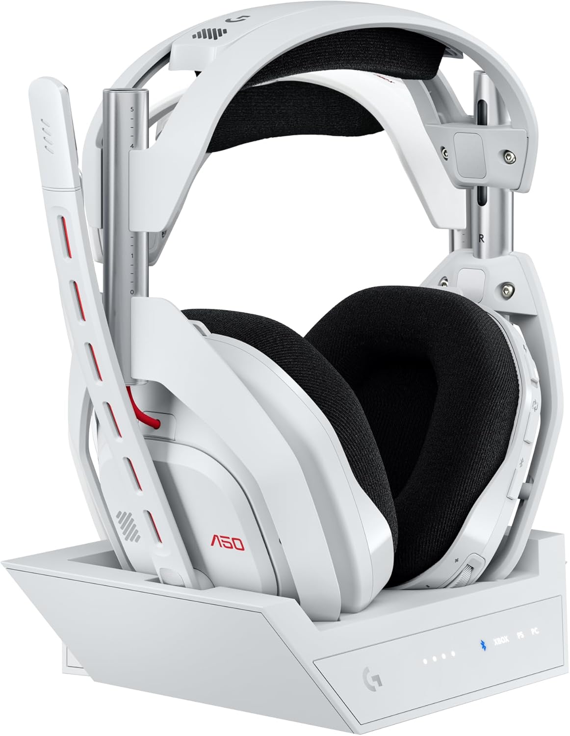 Alternative view of G A50 Kablosuz Baz İstasyonlu Oyuncu Kulaklığı, Dolby Ses, Xbox,, PC/Mac ile Uyumlu, Beyaz