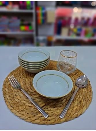 Porselen Yaldızlı Kase 6 Lı 13,5 Cm