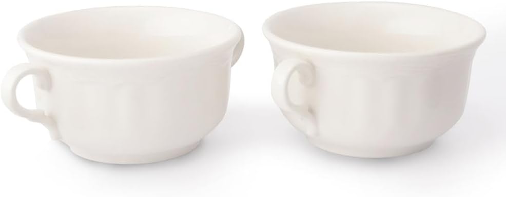 Alternative view of Porselen Çorba Kasesi Çift Kulplu Çorbalık Porselen Çorba Kabı 13 cm 2 adet