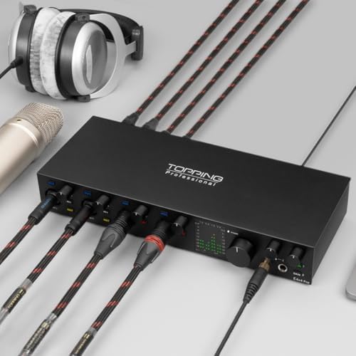 Professional E4X4 Pre | Yüksek Kalite USB-C Ses Kartı: 4-Giriş/4-Çıkış 24Bit/192kHz, 8...600ohm arası kulaklıklara kadar kullanılabilir. (PC/MAC)