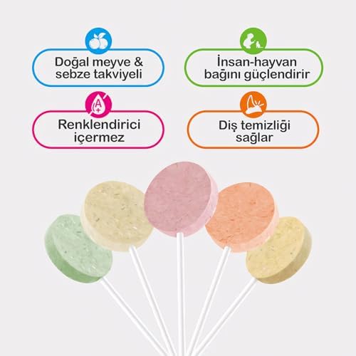 Alternative view of RA NOVA Kediler Için Karışık Lezzetli Lolipop *1.4g *15'li