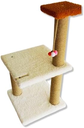 Alternative view of İki Katlı Yavru Beyaz Kedi Tırmalama Tahtası
