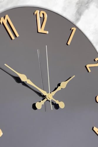 Alternative view of 41 Cm Gerçek Ayna Pleksi Rakam Dekoratif Duvar Saati