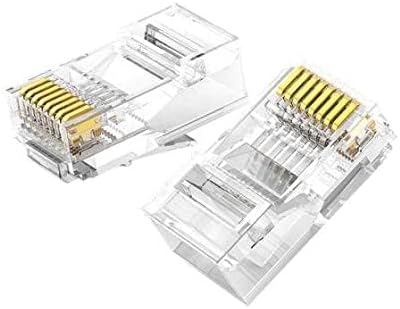 Tkz Cat5 Cat6 Rj45 COB8P Ethernet İnternet Modem Kablosu Soketi Network Tüm Cat5 Cat6 Uyumlu Soket (20)